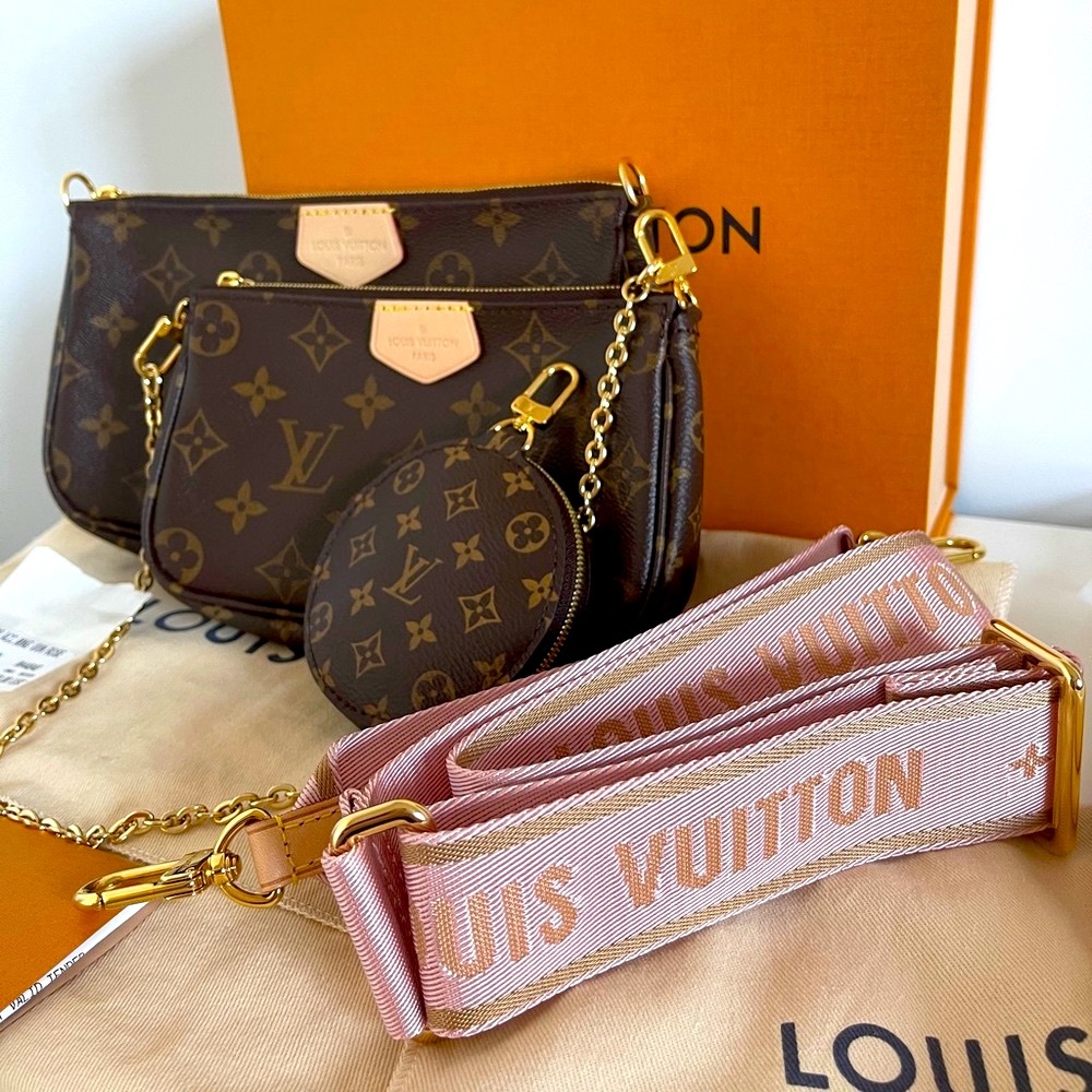 Authentic Louis Vuitton pink Pochette - Picture 3 of 17